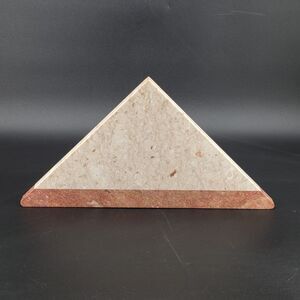 Vintage George Briard Two Tone Marble Cheese Board Triangle